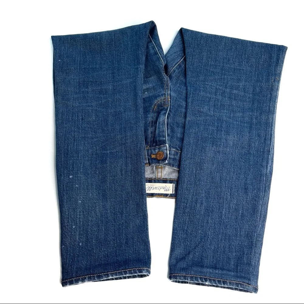 Madewell Slim Boyjean Distressed Blue Cropped 23